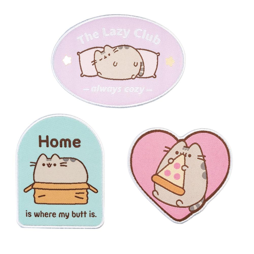Grupo Erik Pusheen - Set Of 3 Ensemble de patchs de vêtements - Multicolore